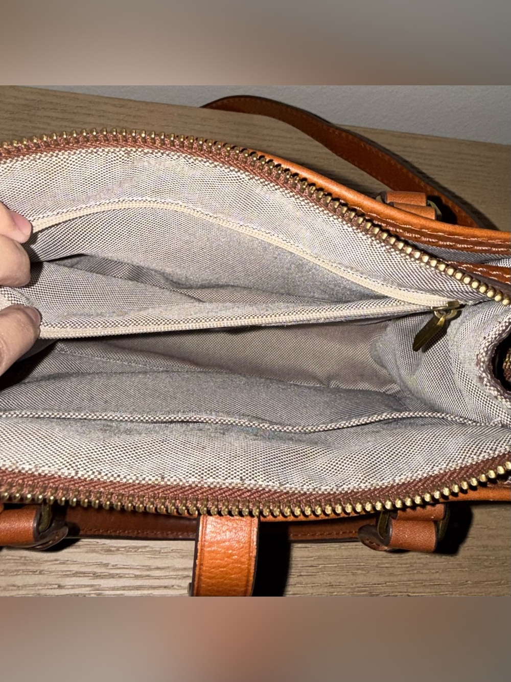 Fossil Ryder Leather Mini Satchel Bag in Brown - Picture 11 of 11